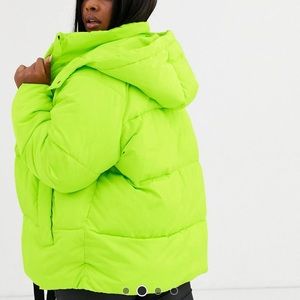 Neon Green Coat - Showstopper!